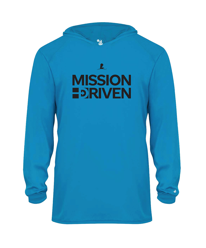 Primary image St. Jude Mission Driven Hooded Long Sleeve Youth Tee